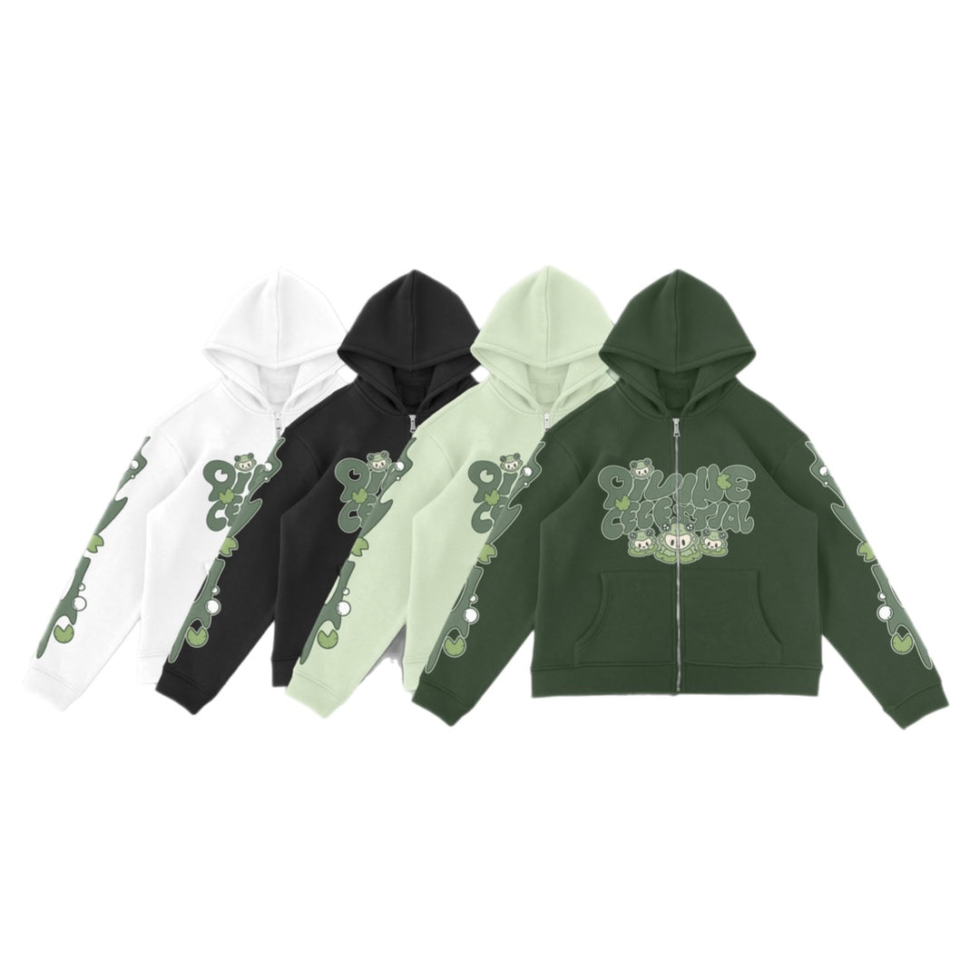 “FROGGY” ZIP-UP JACKETS