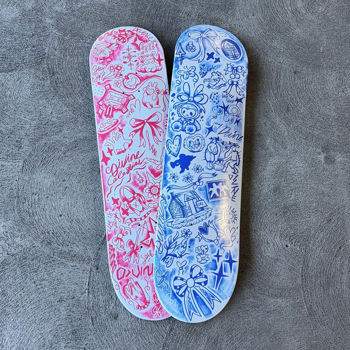 "COQUETTE" PINK SKATEDECK