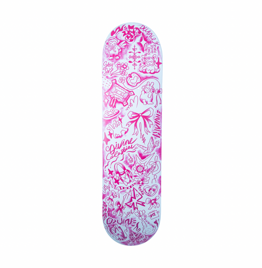 "COQUETTE" PINK SKATEDECK